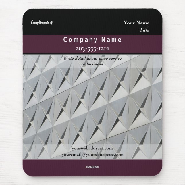 Promotional Mousepad Architecture HAMbyWG (Front)