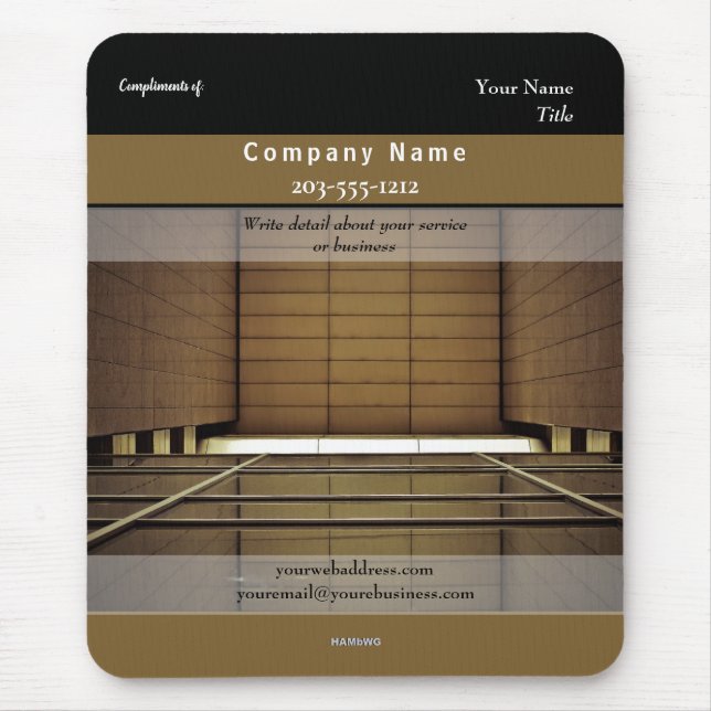 Promotional Mousepad Architecture HAMbyWG (Front)