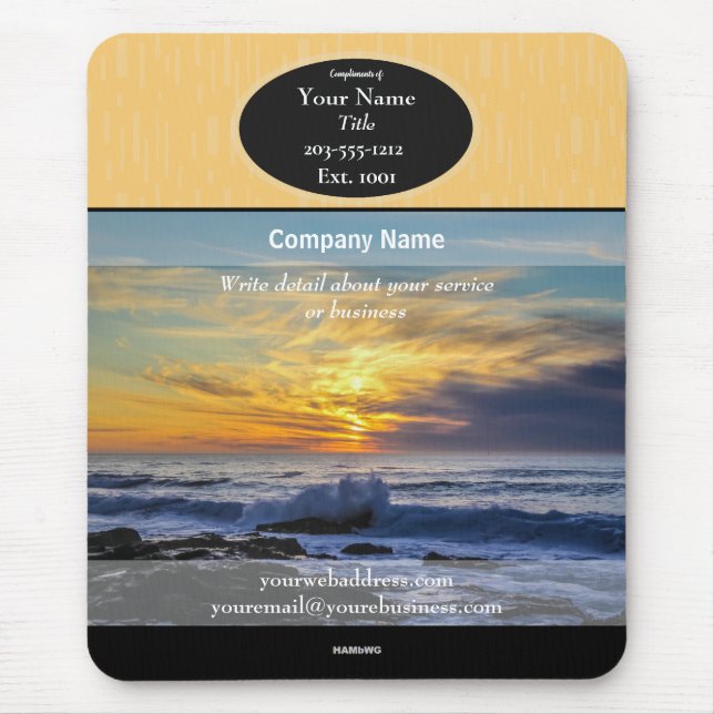 Promotional Mousepad Ocean - HAMbyWG (Front)