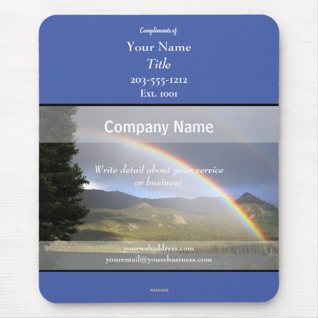 Promotional Mousepad RainbowTheme - HAMbyWG (Front)