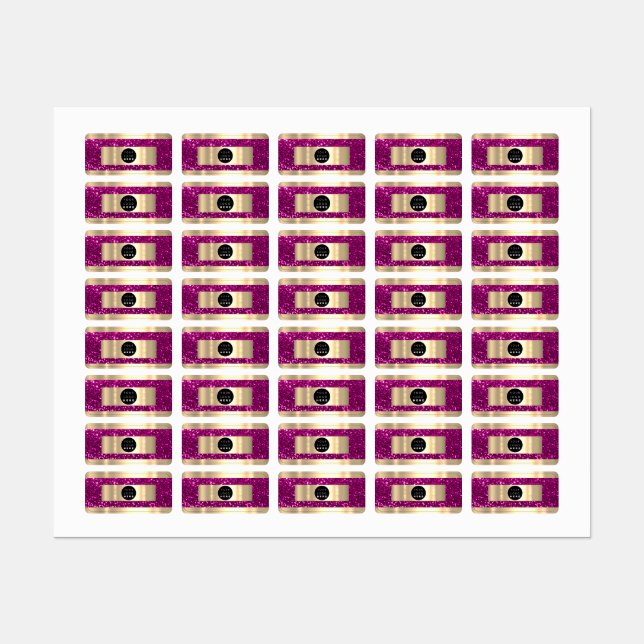  Promotional Online Shop Custom Logo Pink  (Sheet)