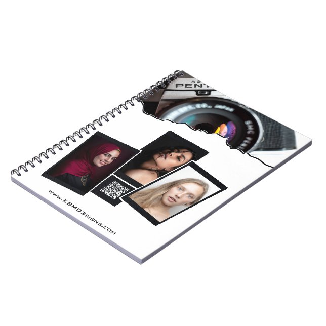 Promotional Photographer Workshop Notebook (Left Side)