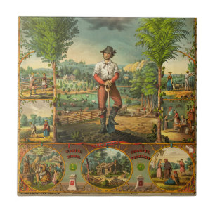 Promotional Print For Grange Members Ceramic Tile