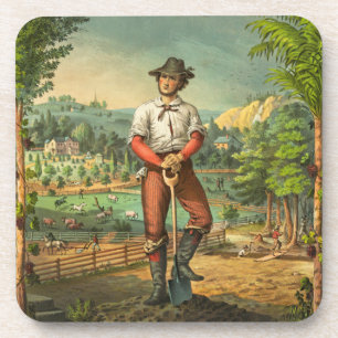 Promotional Print For Grange Members Coaster