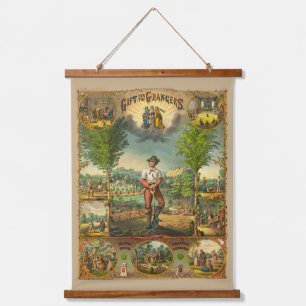 Promotional Print For Grange Members Hanging Tapestry
