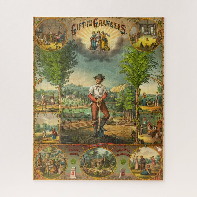 Promotional Print For Grange Members Jigsaw Puzzle (Vertical)