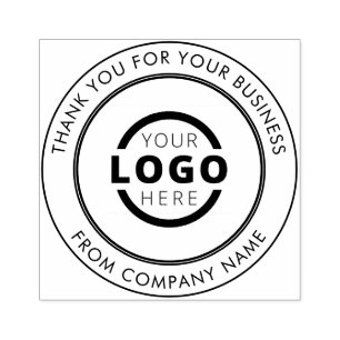 Promotional Professional Company Logo Thank You Rubber Stamp