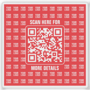 Promotional QR code (editable) with Logo Pattern