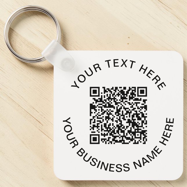 Promotional QR Code Key Ring (Promotional QR Code Keychain)