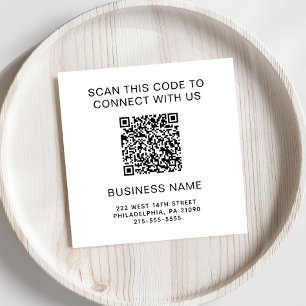 Promotional QR Code Napkin