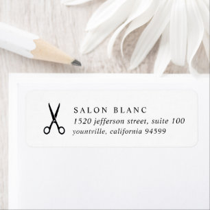 Promotional Salon Business Return Address  Label
