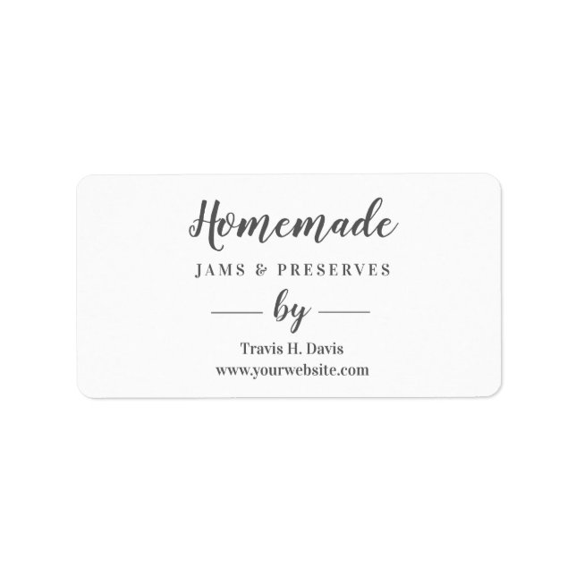 Promotional Small Honey Business  Label (Front)