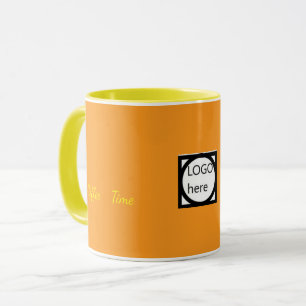 Promotional Two Colour Coffee, Brown Mug