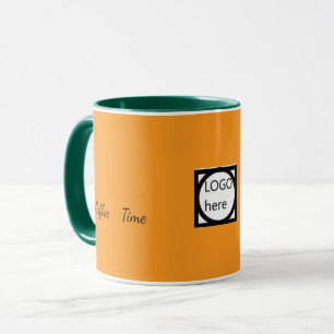 Promotional Two Colour Coffee, Brown Mug