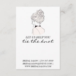 Promotional Wedding Hair Tie Scrunchie Holder Enclosure Card