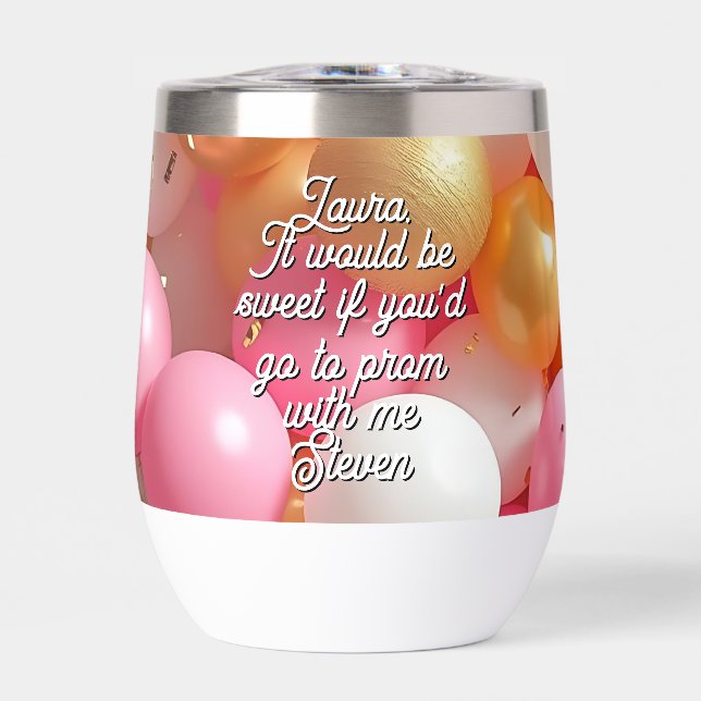 Promposal | Go to Prom with Me | Gold and Black (Front)