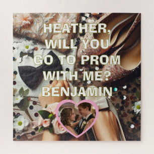 Promposal   Go to Prom with Me Question Photo Jigsaw Puzzle