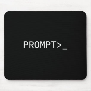 Prompt Coder Gift For Ai Prompt Engineer &amp; Hac Mouse Pad