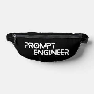 Prompt engineer minimalist quote bum bags