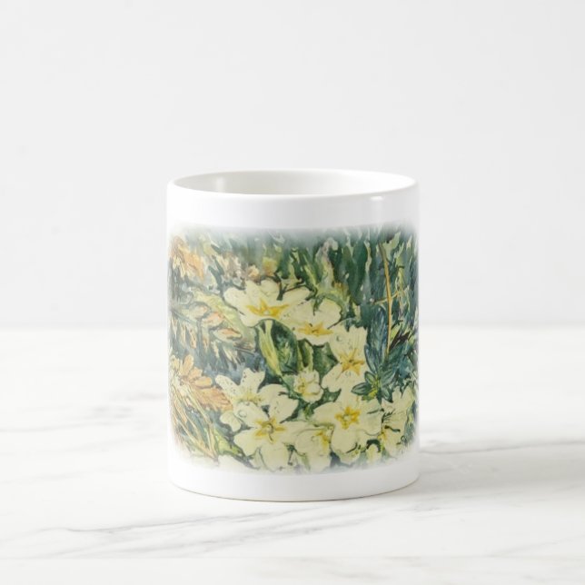 Promroses in spring coffee mug (Center)