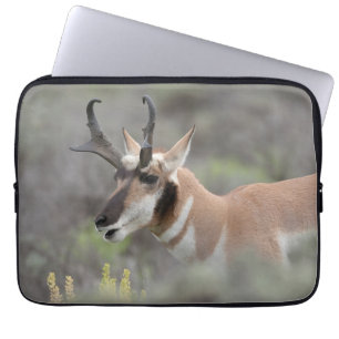 Pronghorn Antelope Buck Grand Tetons Laptop Sleeve