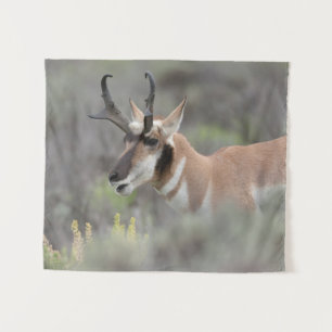 Pronghorn Antelope Buck   Grand Tetons Tapestry
