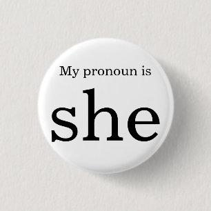 Pronoun badge