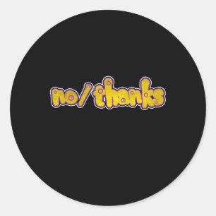 Pronouns Nothanks Inter Flag Colours Sticker 