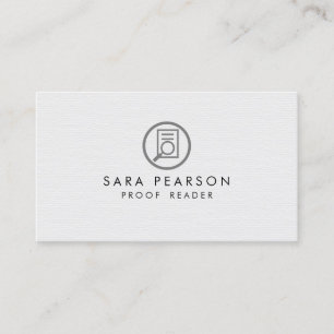 Proofreader Publishing Business Card
