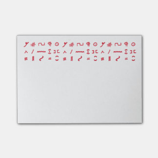 Proofreader's marks Post-it Note