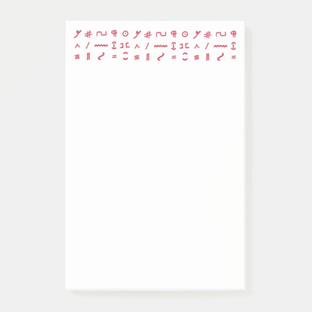 Proofreader's marks Post-it Note (Front)