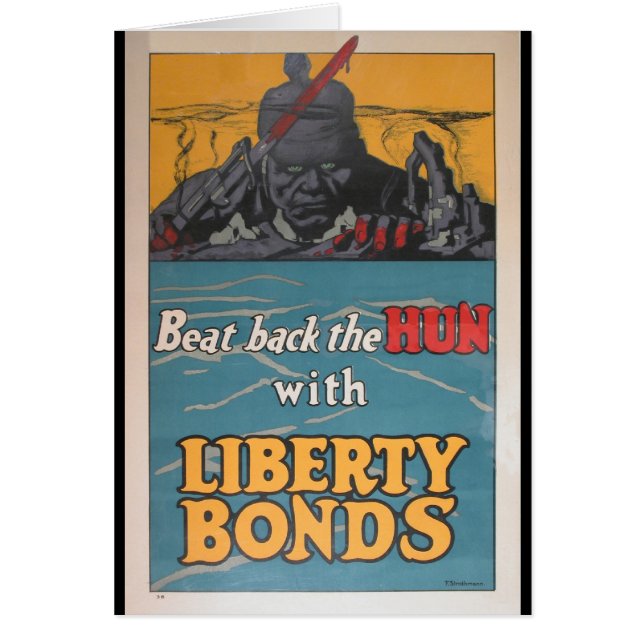 Propaganda Poster "Beat Back the Hun" WWI (Front)