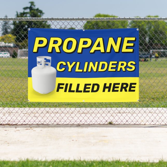 Propane Cylinders Filled Here Advertising  Banner (Insitu)