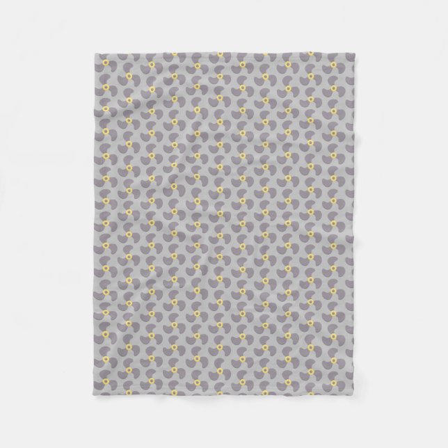 Propeller Fleece Blanket (Front)