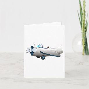 Propeller Plane Card