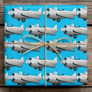 Propeller Plane Wrapping Paper