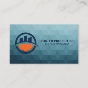 Properties Commercial Corporate Logo Business Card