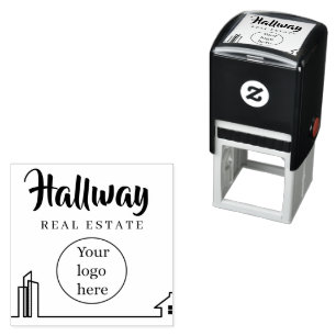 Property Business Self Inking Rubber Stamp