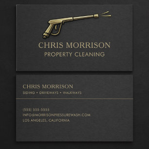 Property Cleaning Pressure Washing Business Card
