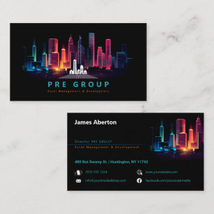 Property development and Investments Company Business Card