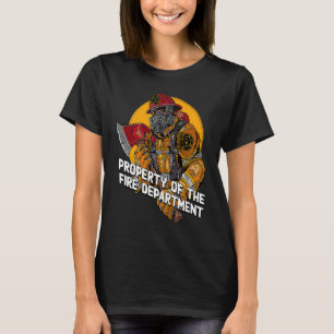 Property Fire Department Firefighter Professional T-Shirt