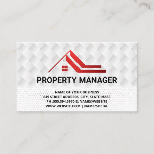 Property Logo Real Estate Business Card