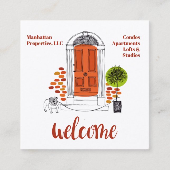 property management business card (Front)