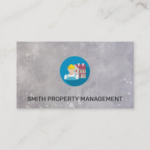 Property Management Construction Worker Appointment Card