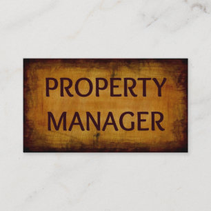 Property Manager Business Card