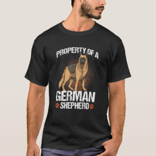 Property Of A German Shepherd Owner Funny Quote Do T-Shirt