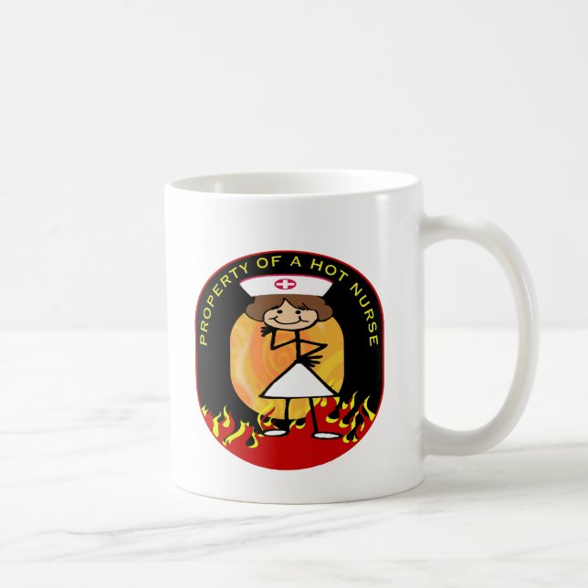 Property of a Hot Nurse Coffee Mug (Right)