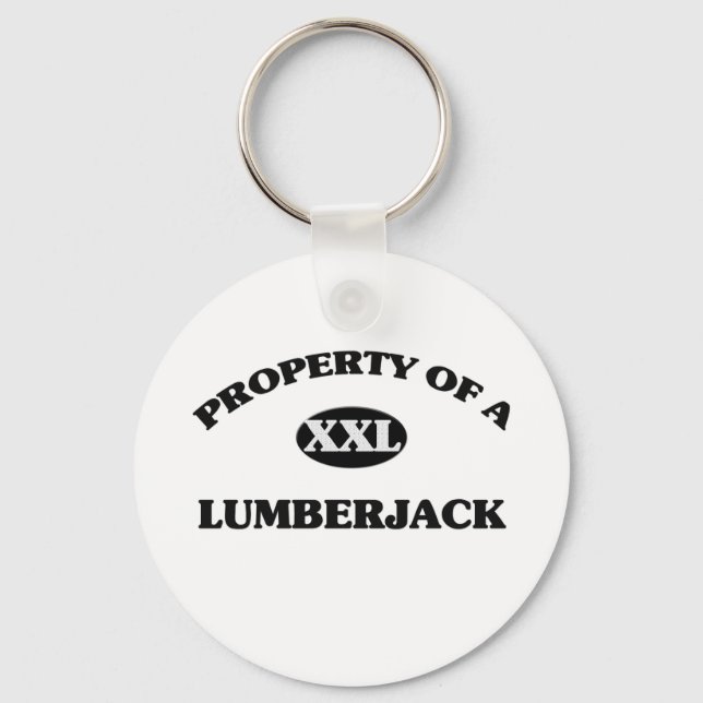 Property of a LUMBERJACK Key Ring (Front)