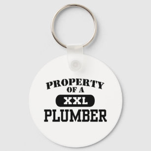 Property of a Plumber Key Ring