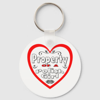 Property Of A Polish Girl Key Ring